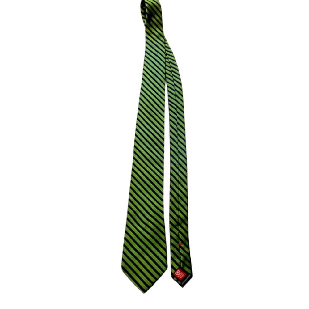 Ralph Lauren green blue classic preppy silk tie